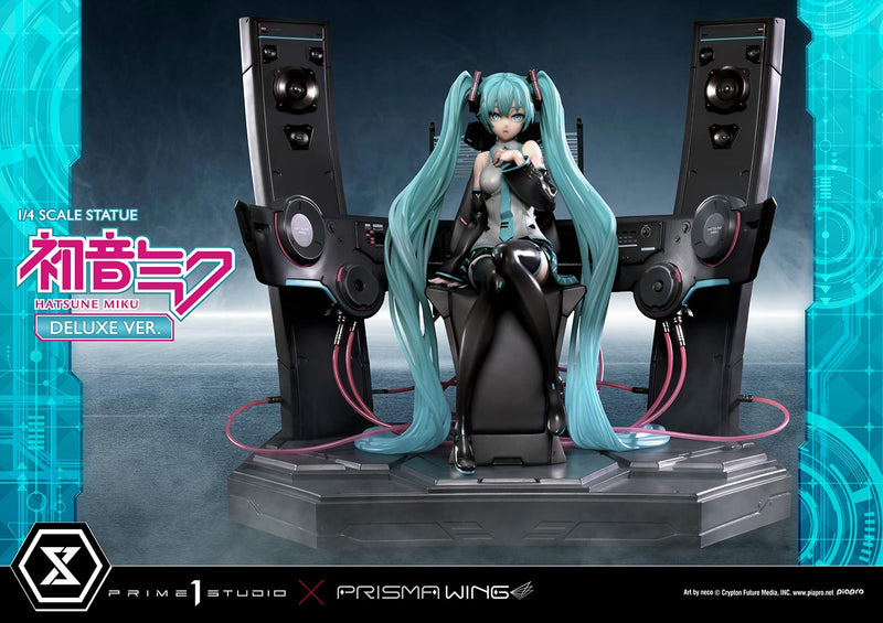 Vocaloid Piapro Characters Prime 1 Studio PRISMA WING Hatsune Miku Art by neco DX Edition 1/4 Scale Statue