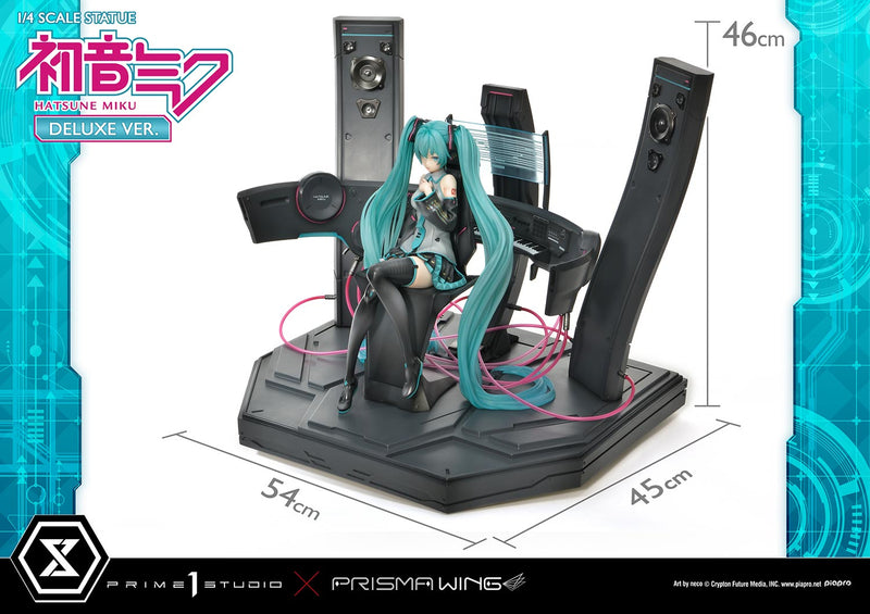 Vocaloid Piapro Characters Prime 1 Studio PRISMA WING Hatsune Miku Art by neco DX Edition 1/4 Scale Statue