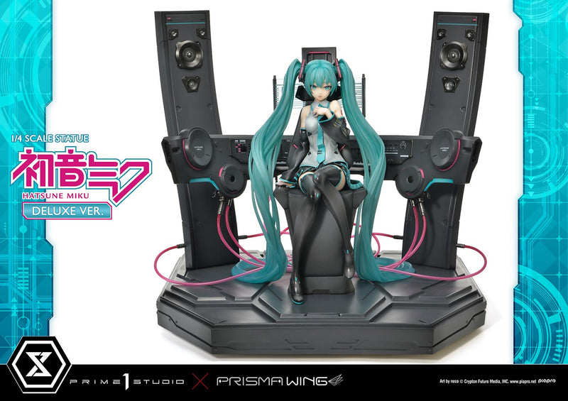 Vocaloid Piapro Characters Prime 1 Studio PRISMA WING Hatsune Miku Art by neco DX Edition 1/4 Scale Statue