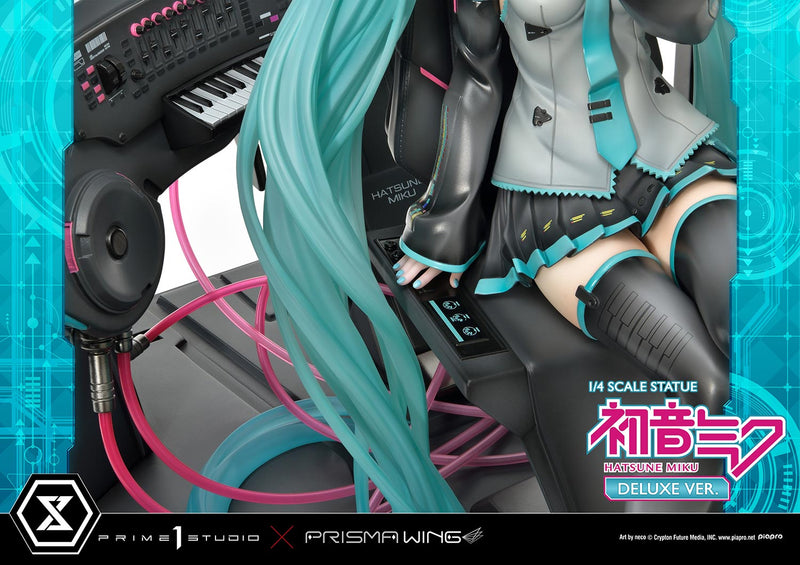 Vocaloid Piapro Characters Prime 1 Studio PRISMA WING Hatsune Miku Art by neco DX Edition 1/4 Scale Statue