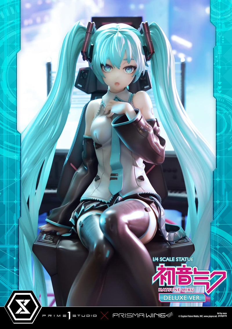 Vocaloid Piapro Characters Prime 1 Studio PRISMA WING Hatsune Miku Art by neco DX Edition 1/4 Scale Statue