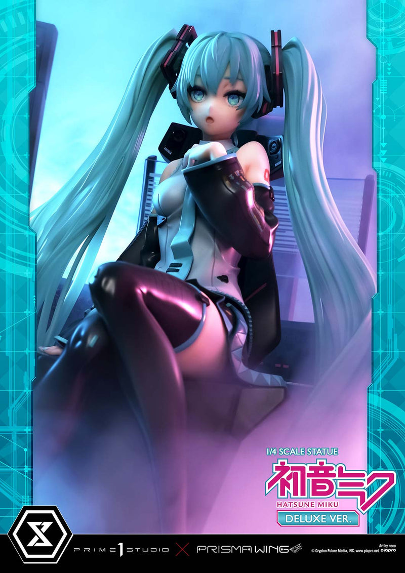 Vocaloid Piapro Characters Prime 1 Studio PRISMA WING Hatsune Miku Art by neco DX Edition 1/4 Scale Statue