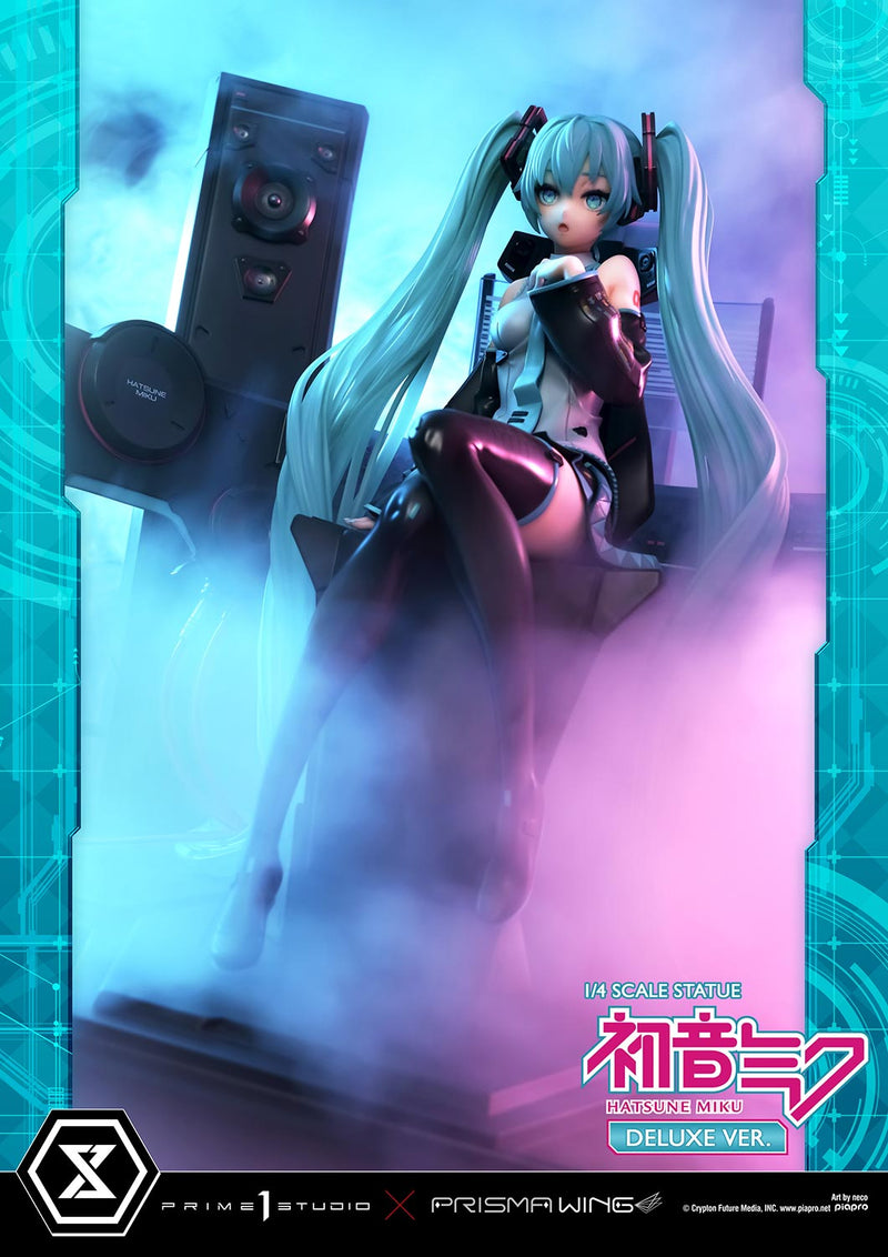 Vocaloid Piapro Characters Prime 1 Studio PRISMA WING Hatsune Miku Art by neco DX Edition 1/4 Scale Statue