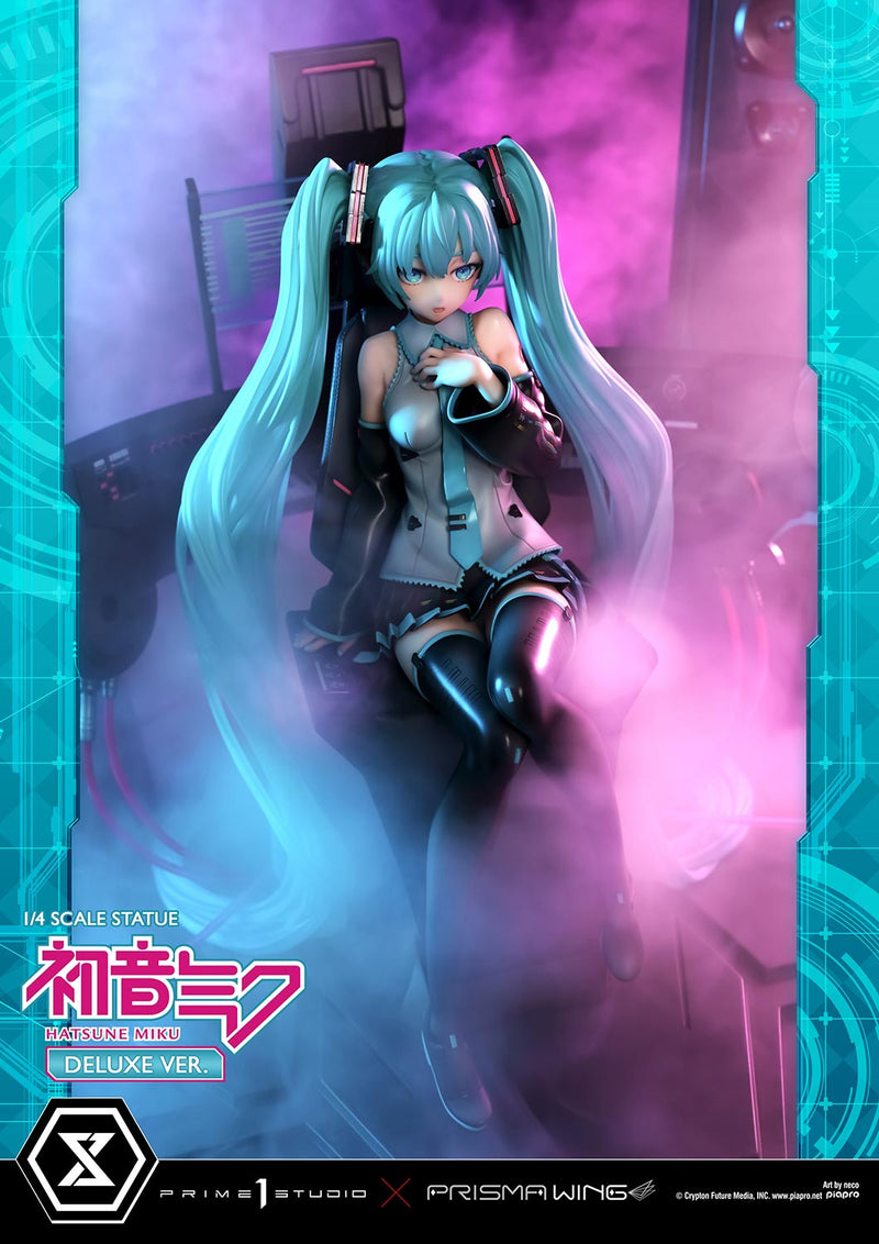 Vocaloid Piapro Characters Prime 1 Studio PRISMA WING Hatsune Miku Art by neco DX Edition 1/4 Scale Statue