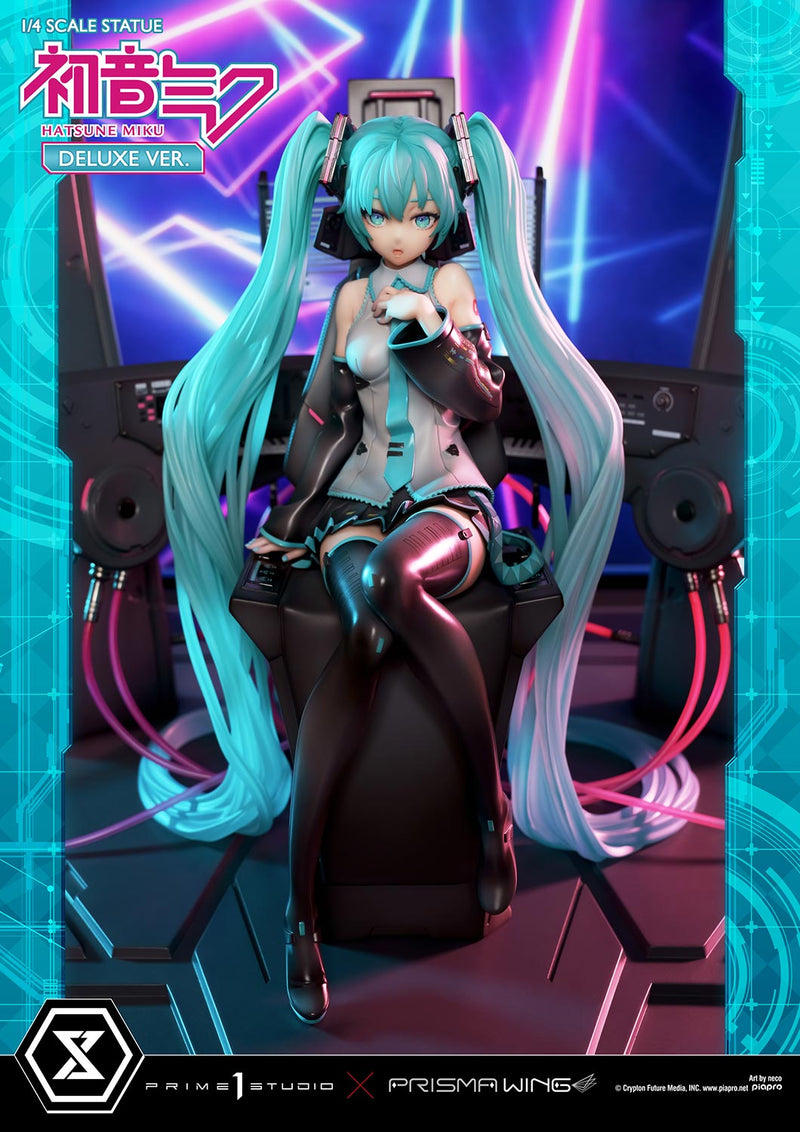 Vocaloid Piapro Characters Prime 1 Studio PRISMA WING Hatsune Miku Art by neco DX Edition 1/4 Scale Statue