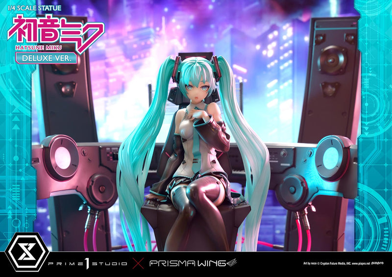 Vocaloid Piapro Characters Prime 1 Studio PRISMA WING Hatsune Miku Art by neco DX Edition 1/4 Scale Statue