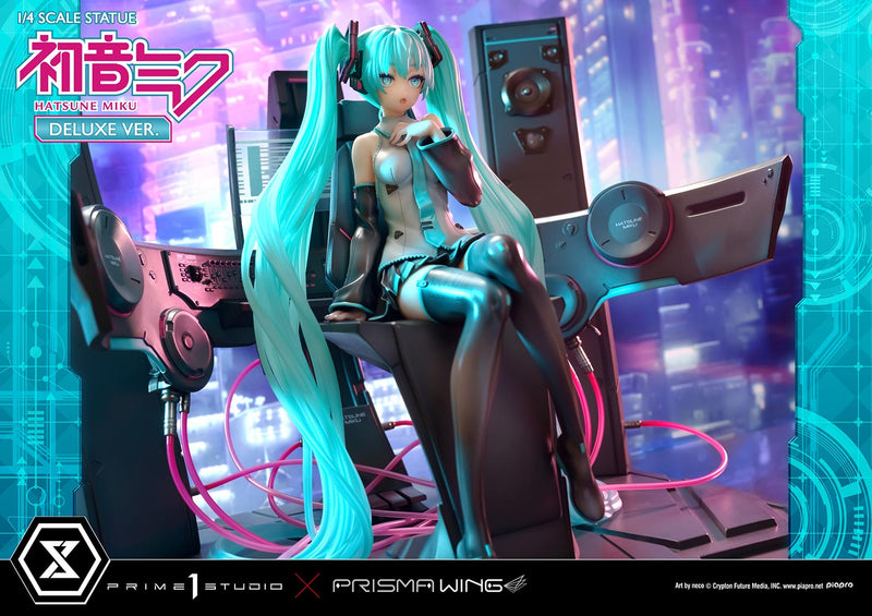 Vocaloid Piapro Characters Prime 1 Studio PRISMA WING Hatsune Miku Art by neco DX Edition 1/4 Scale Statue