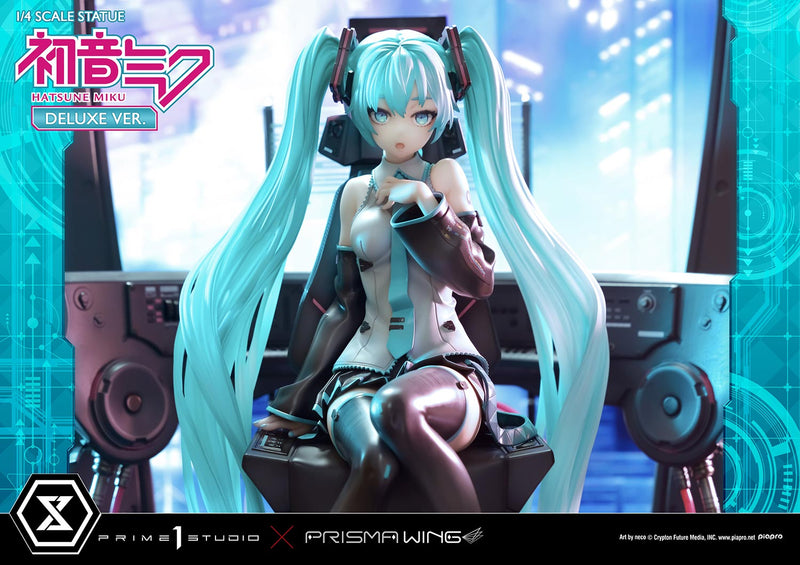 Vocaloid Piapro Characters Prime 1 Studio PRISMA WING Hatsune Miku Art by neco DX Edition 1/4 Scale Statue