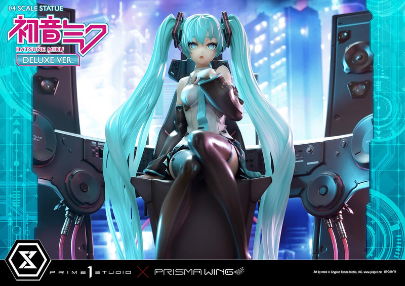 Vocaloid Piapro Characters Prime 1 Studio PRISMA WING Hatsune Miku Art by neco DX Edition 1/4 Scale Statue