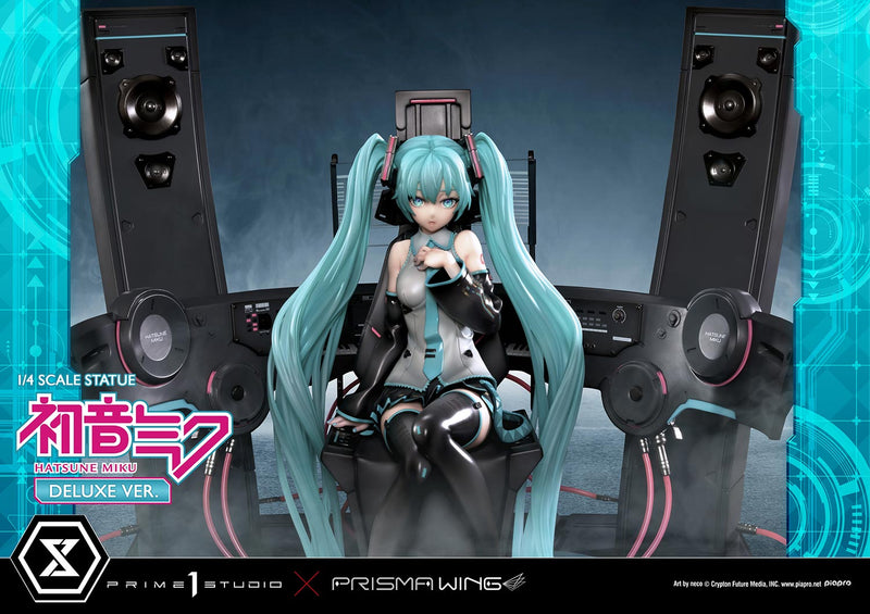 Vocaloid Piapro Characters Prime 1 Studio PRISMA WING Hatsune Miku Art by neco DX Edition 1/4 Scale Statue