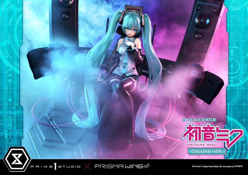 Vocaloid Piapro Characters Prime 1 Studio PRISMA WING Hatsune Miku Art by neco DX Edition 1/4 Scale Statue