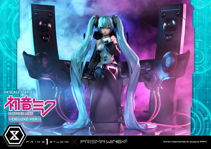 Vocaloid Piapro Characters Prime 1 Studio PRISMA WING Hatsune Miku Art by neco DX Edition 1/4 Scale Statue