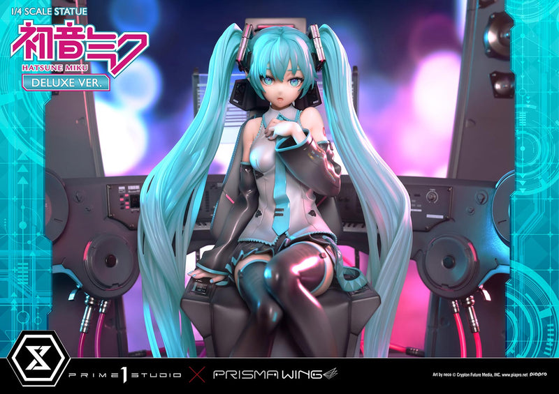 Vocaloid Piapro Characters Prime 1 Studio PRISMA WING Hatsune Miku Art by neco DX Edition 1/4 Scale Statue