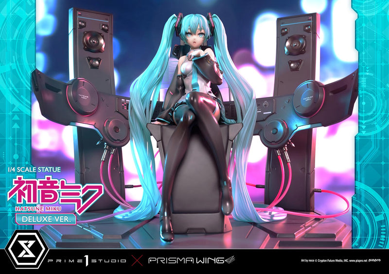 Vocaloid Piapro Characters Prime 1 Studio PRISMA WING Hatsune Miku Art by neco DX Edition 1/4 Scale Statue