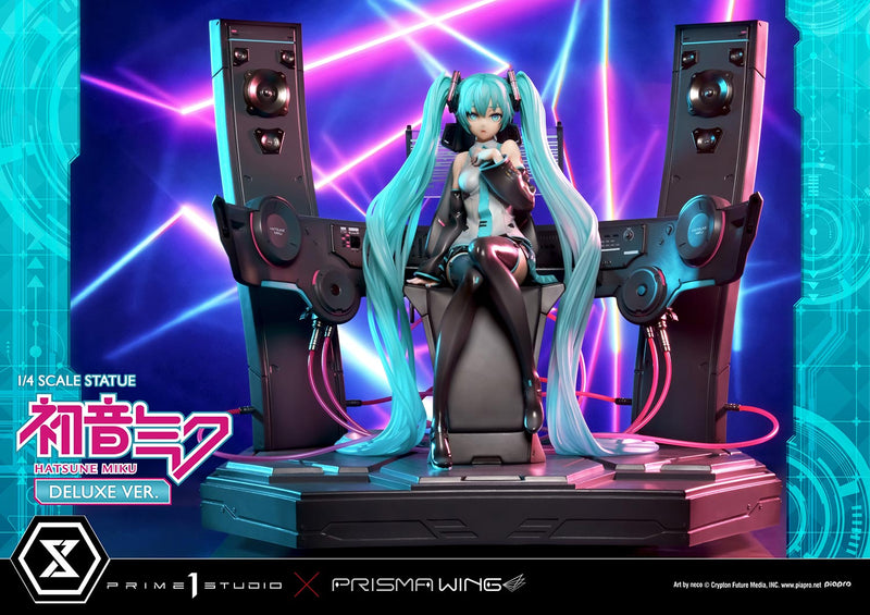 Vocaloid Piapro Characters Prime 1 Studio PRISMA WING Hatsune Miku Art by neco DX Edition 1/4 Scale Statue