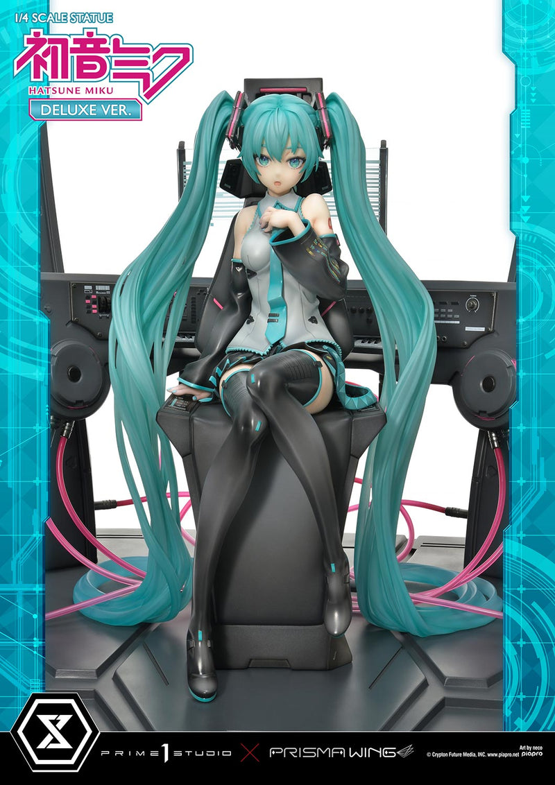 Vocaloid Piapro Characters Prime 1 Studio PRISMA WING Hatsune Miku Art by neco DX Edition 1/4 Scale Statue