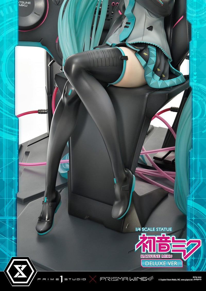 Vocaloid Piapro Characters Prime 1 Studio PRISMA WING Hatsune Miku Art by neco DX Edition 1/4 Scale Statue