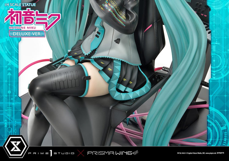 Vocaloid Piapro Characters Prime 1 Studio PRISMA WING Hatsune Miku Art by neco DX Edition 1/4 Scale Statue