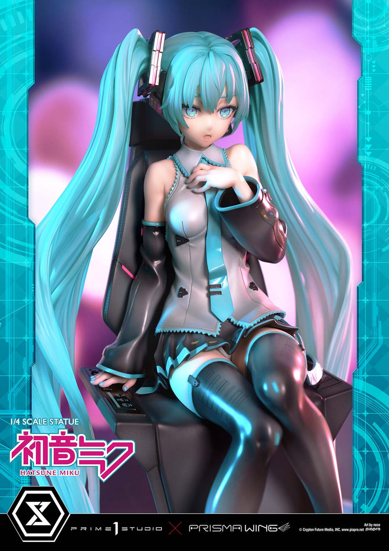 Vocaloid Piapro Characters Prime 1 Studio PRISMA WING Hatsune Miku Art by neco DX Edition 1/4 Scale Statue