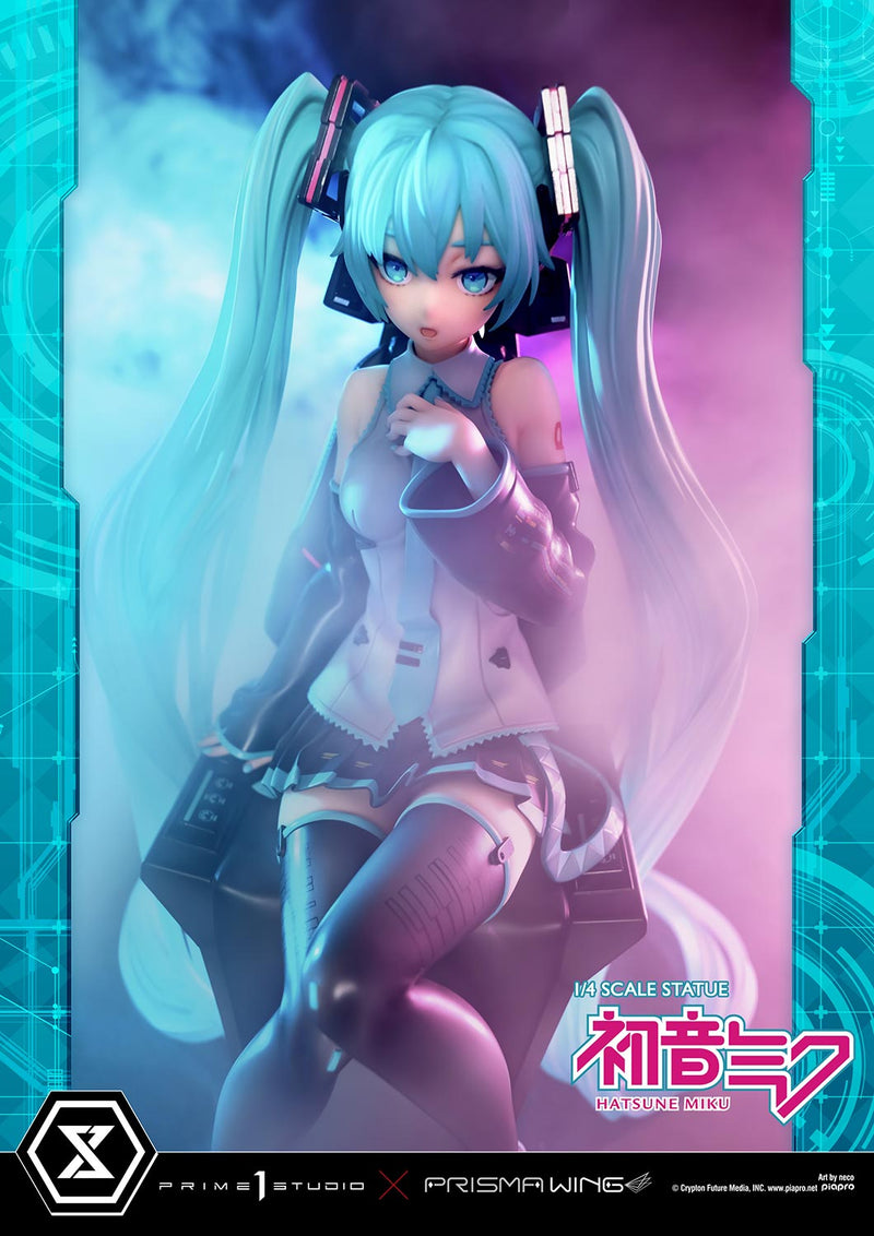 Vocaloid Piapro Characters Prime 1 Studio PRISMA WING Hatsune Miku Art by neco DX Edition 1/4 Scale Statue