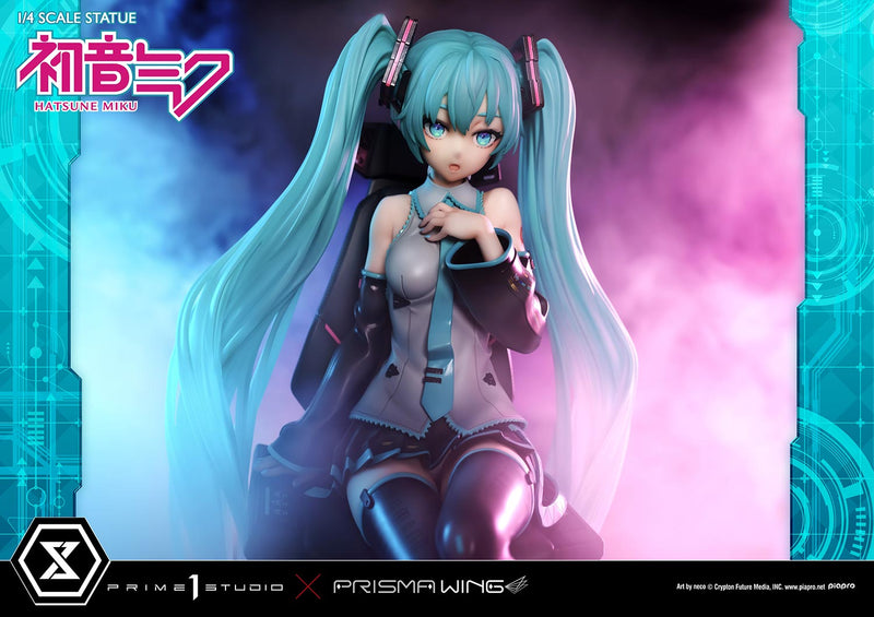 Vocaloid Piapro Characters Prime 1 Studio PRISMA WING Hatsune Miku Art by neco DX Edition 1/4 Scale Statue