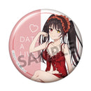 Date A Live V Hobby Stock Original Illustration Trading Can Badge Nightwear Ver.