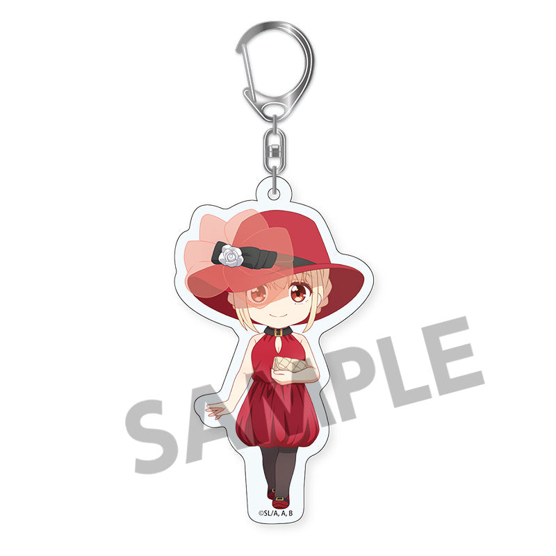 Lycoris Recoil Hobby Stock Pikuriru! Trading Acrylic Key Chain