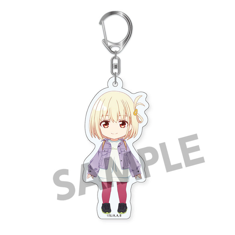 Lycoris Recoil Hobby Stock Pikuriru! Trading Acrylic Key Chain