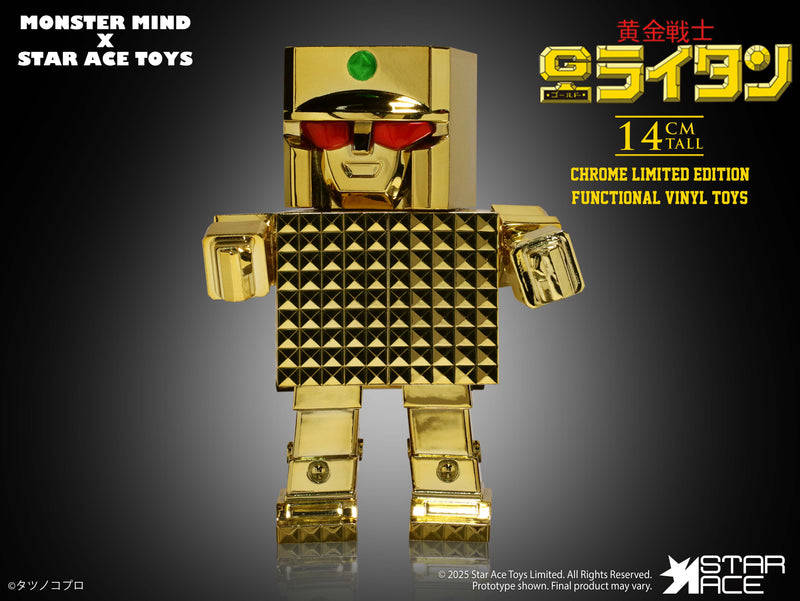 GOLD LIGHTAN THE GOLDEN WARRIOR STAR ACE TOYS Gold Lightan Golden Warrior (Gold Plated Ver.)
