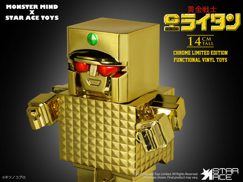 GOLD LIGHTAN THE GOLDEN WARRIOR STAR ACE TOYS Gold Lightan Golden Warrior (Gold Plated Ver.)