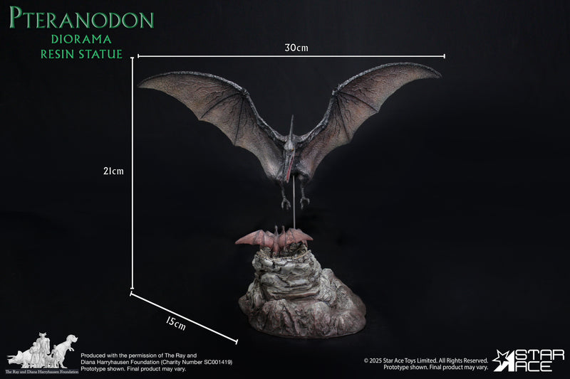 One Million Years B.C. STAR ACE TOYS Pteranodon Diorama Statue