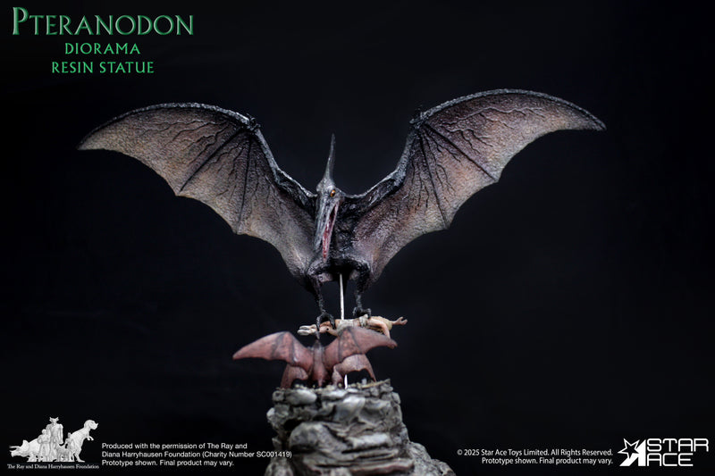 One Million Years B.C. STAR ACE TOYS Pteranodon Diorama Statue