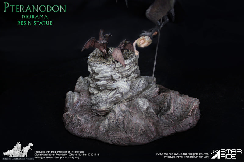 One Million Years B.C. STAR ACE TOYS Pteranodon Diorama Statue