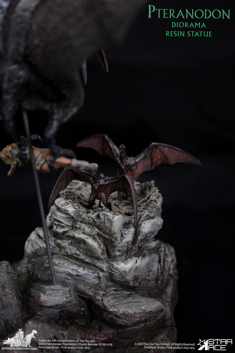One Million Years B.C. STAR ACE TOYS Pteranodon Diorama Statue