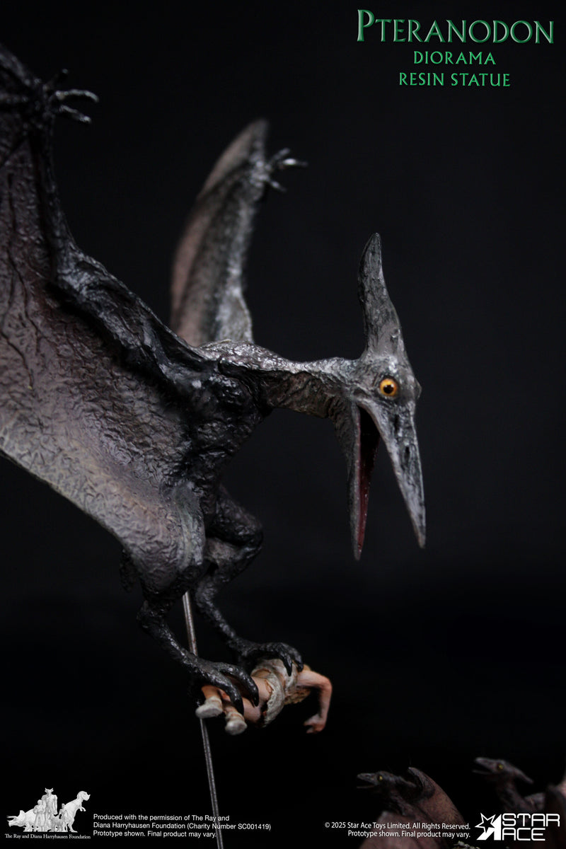 One Million Years B.C. STAR ACE TOYS Pteranodon Diorama Statue