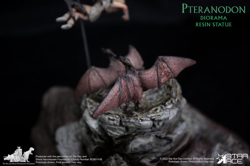One Million Years B.C. STAR ACE TOYS Pteranodon Diorama Statue