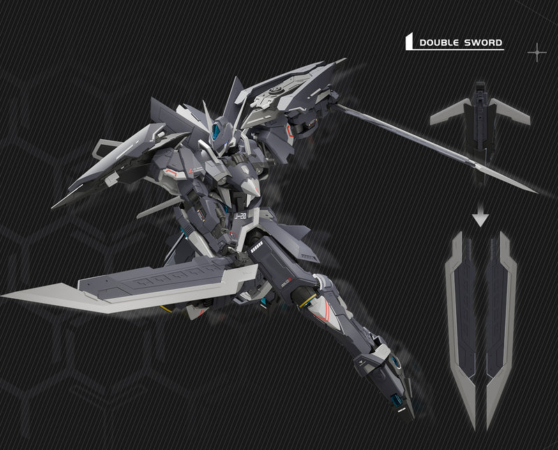 DRAGON SOUL FIGHTER SERIES X-PLAY J-20 CANG WEI PLASTIC MODEL KIT