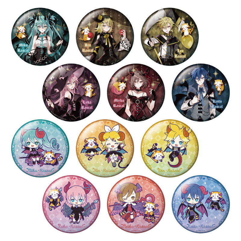 Hatsune Miku x Rascal the Raccoon Caravan 2023 Large Can Badge Collection(1 Random)