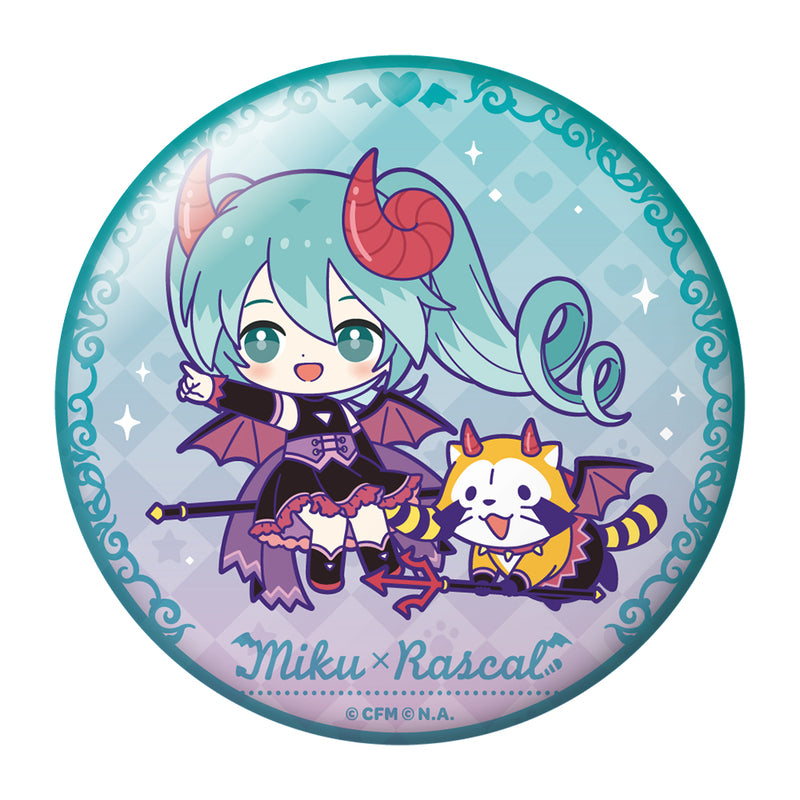 Hatsune Miku x Rascal the Raccoon Caravan 2023 Large Can Badge Collection(1 Random)