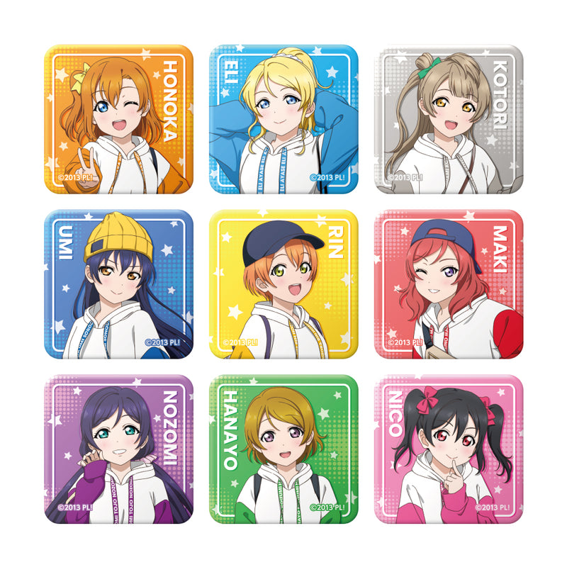 Love Live! Caravan Trading Original Illustration Square Can Badge