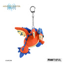 MONSTER HUNTER STORIES 3 FANTHFUL FP001MHS32026 PLUSH KEYCHAIN (RATHA)
