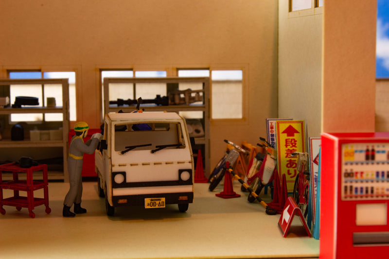 PLUM 1/80 Scale Paper Kit Town Corner Accessory Series Vol. 2