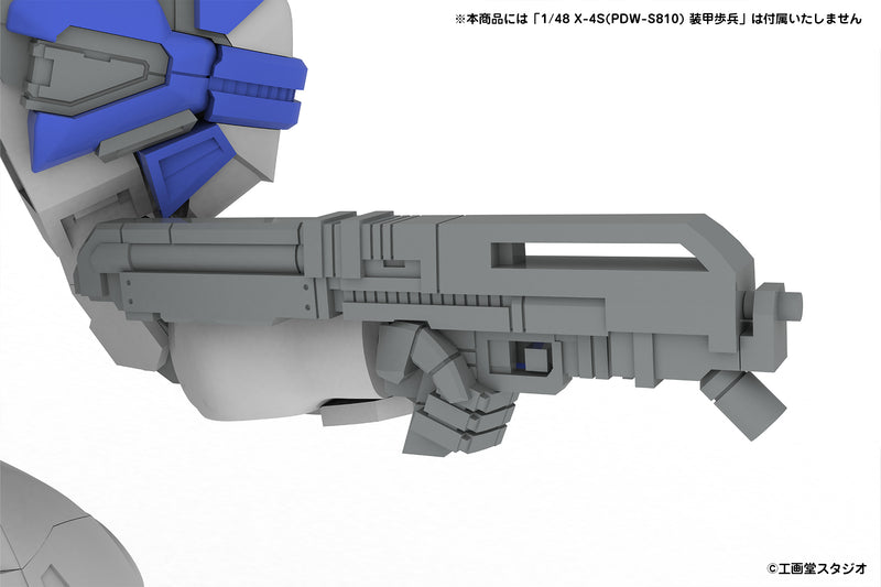 POWERDoLLS2 PLUM 1/48 Scale Plastic Kit EXTENSION SET C For 5inM 1/48 PLD (LC40 LCAN & VP1 MSENS & P-9SL ASR & M58 GRND & Hands for Hand-held Weapons (left and right))