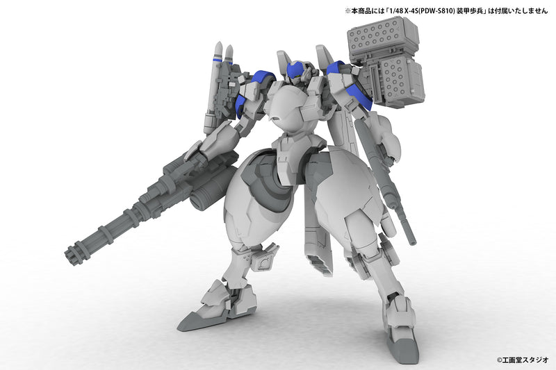 POWERDoLLS2 PLUM 1/48 Scale Plastic Kit EXTENSION SET D For 5inM 1/48 PLD(DRu35 MLC & R25RCT & M7A GGUN & Flat Hand Parts (Left and Right) & Clenched Hand Parts (Left and Right))