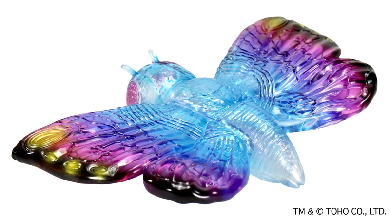 Godzilla vs. Mothra CCP Middle Size Series Godzilla EX Vol. 6 Mothra (1992) Clear Blue Pink Ver.