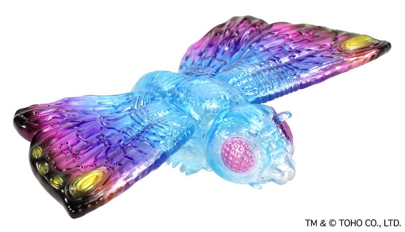 Godzilla vs. Mothra CCP Middle Size Series Godzilla EX Vol. 6 Mothra (1992) Clear Blue Pink Ver.