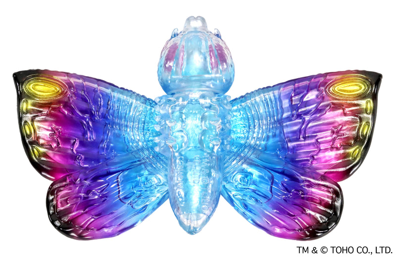 Godzilla vs. Mothra CCP Middle Size Series Godzilla EX Vol. 6 Mothra (1992) Clear Blue Pink Ver.
