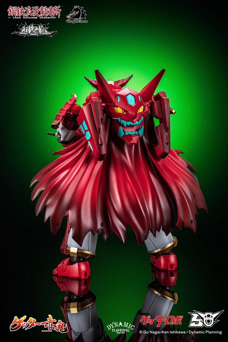 SUPER ROBOT LEGEND DRAGON HORSE x IRON ROMANCE WORKSHOP GETTER-AKAONI TRANSFORMABLE ACTION FIGURE