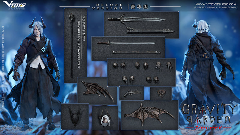 GRAVITY GARDEN SERIES VTOYS  HUNTER OF DRAGONFYRE 1/12 SCALE ACTION FIGURE DELUXE VERSION