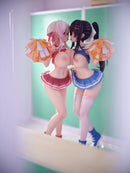 SAIMIN KANOJO BRASS BELL TAKANASHI IORI & HASHIMOTO KAREN 1/6 SCALE FIGURE